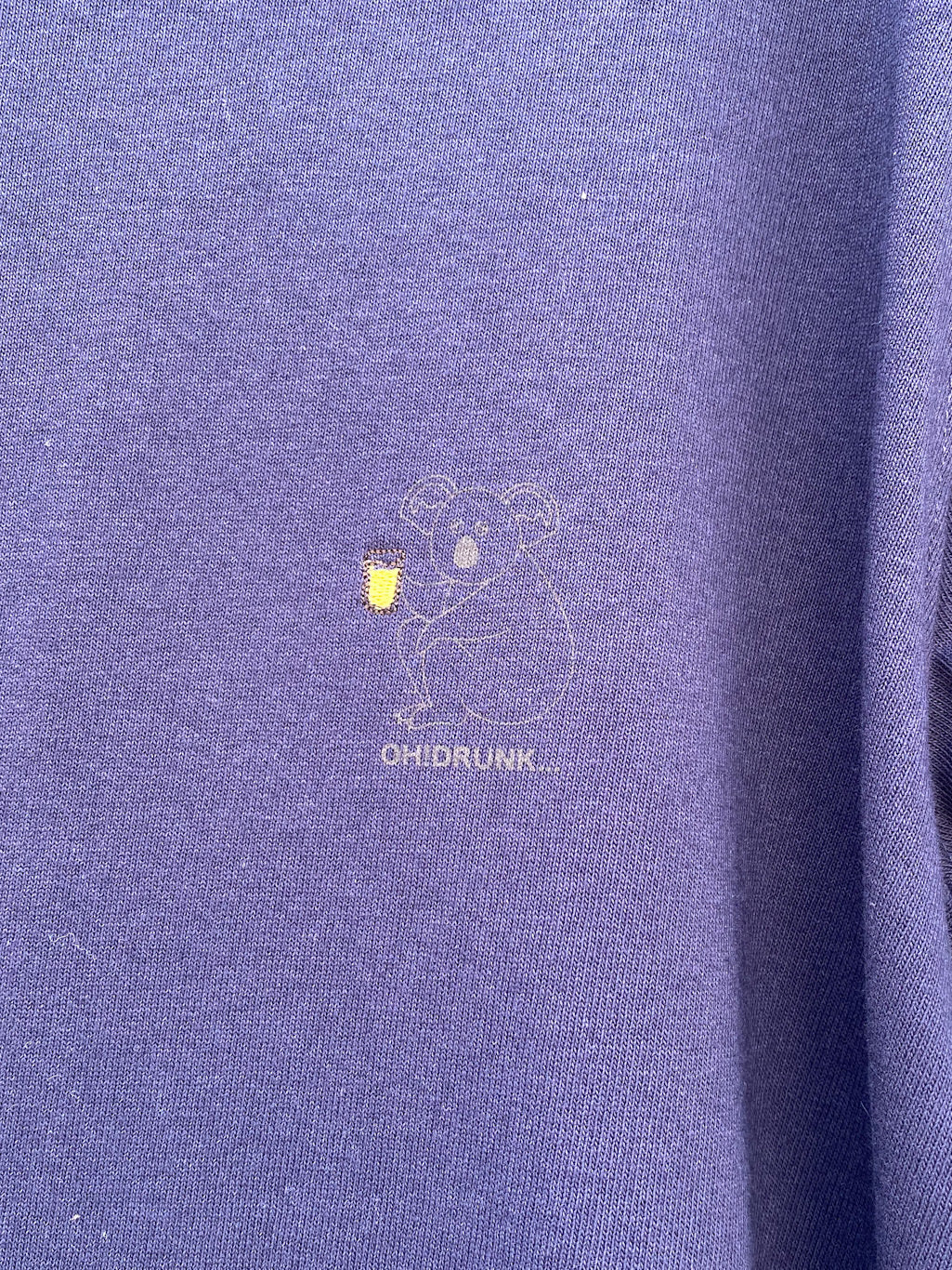 DRUNK コアラ Tシャツ Navy