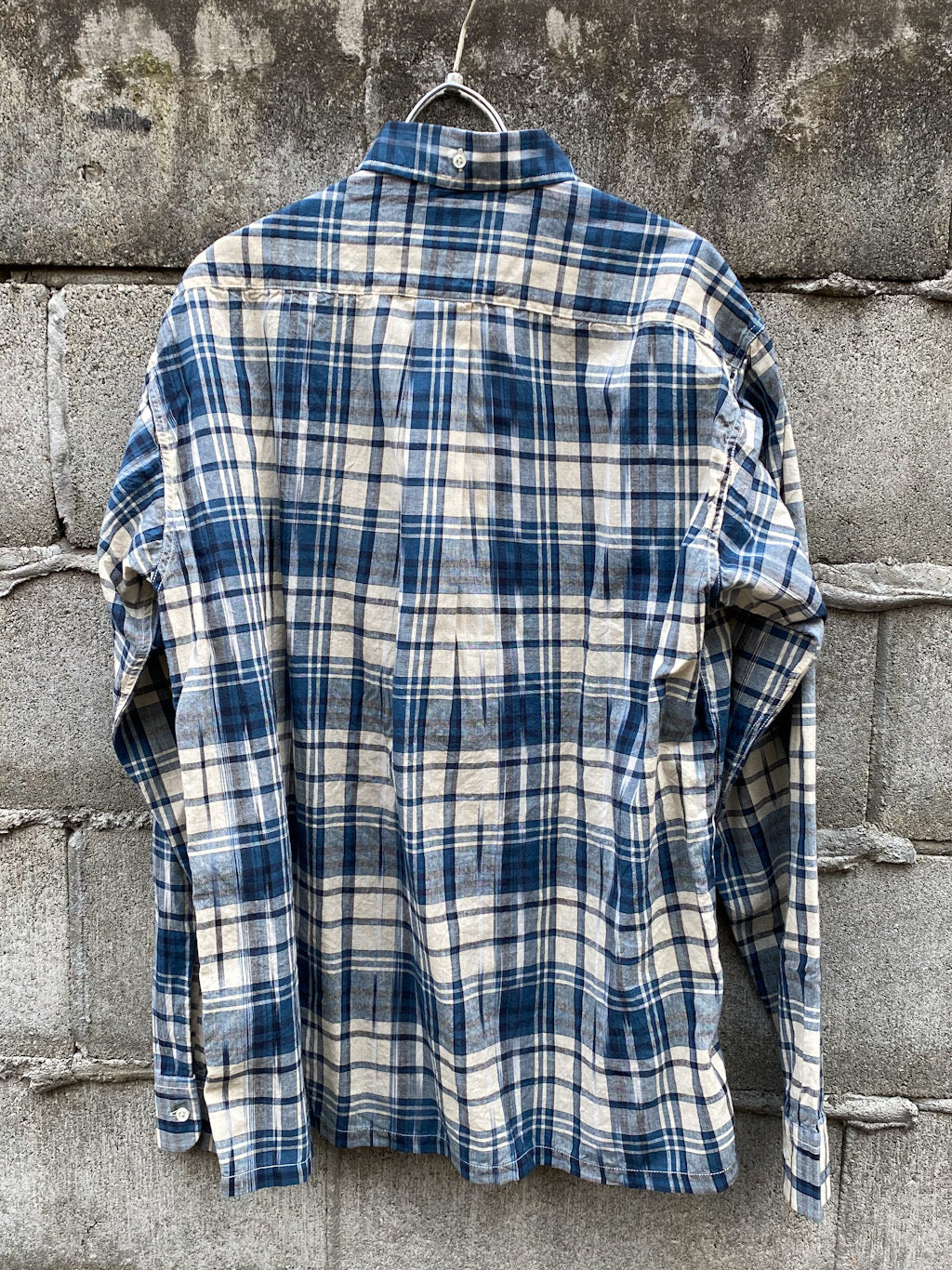 India Ikat Madras Check Button Down Shirt