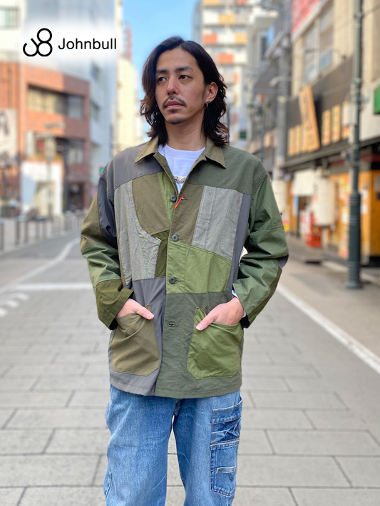 パッチワークカバーオール