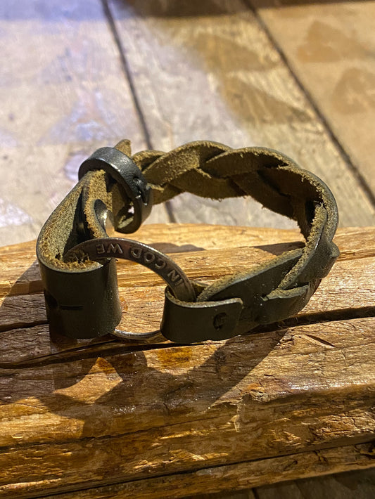 レザーブレスレット Black