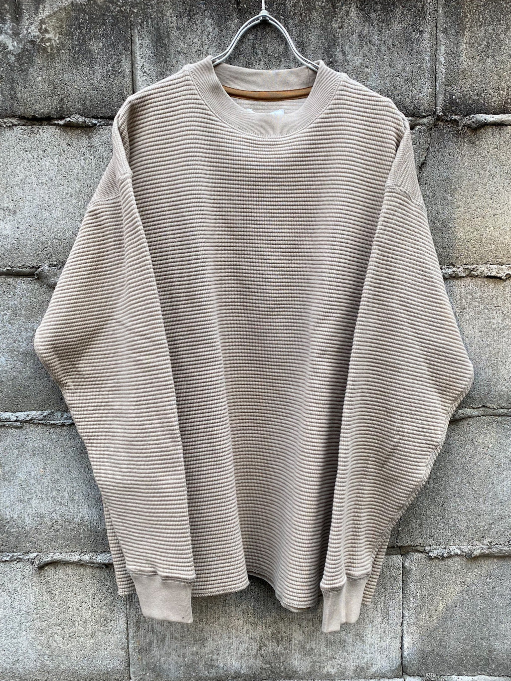 ワッフルロングスリーブTシャツ
