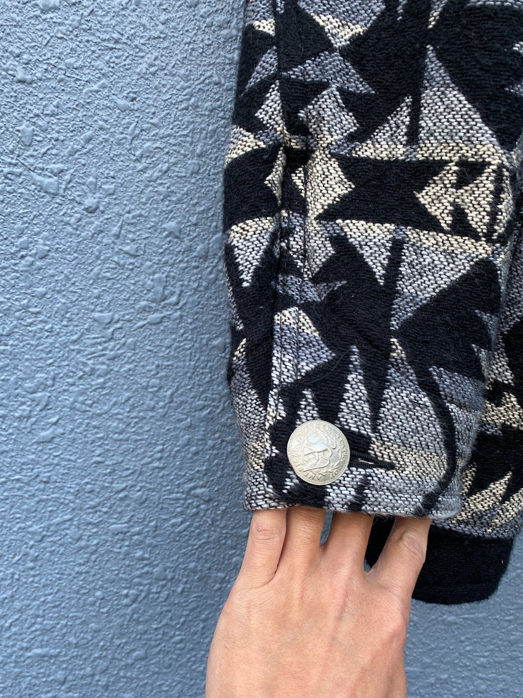 Native American Cotton / WOOL BLANKET JACKET