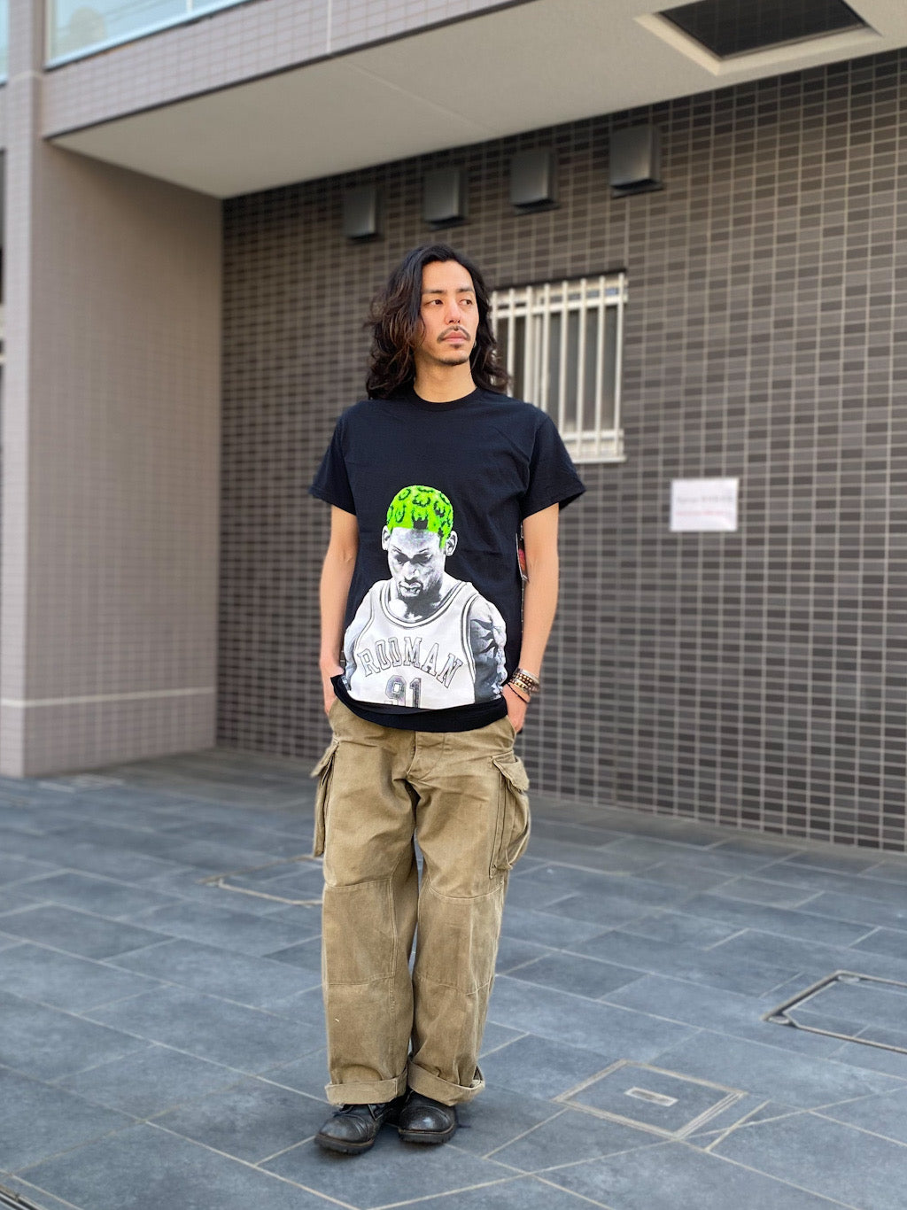HAIR GREEN TEE