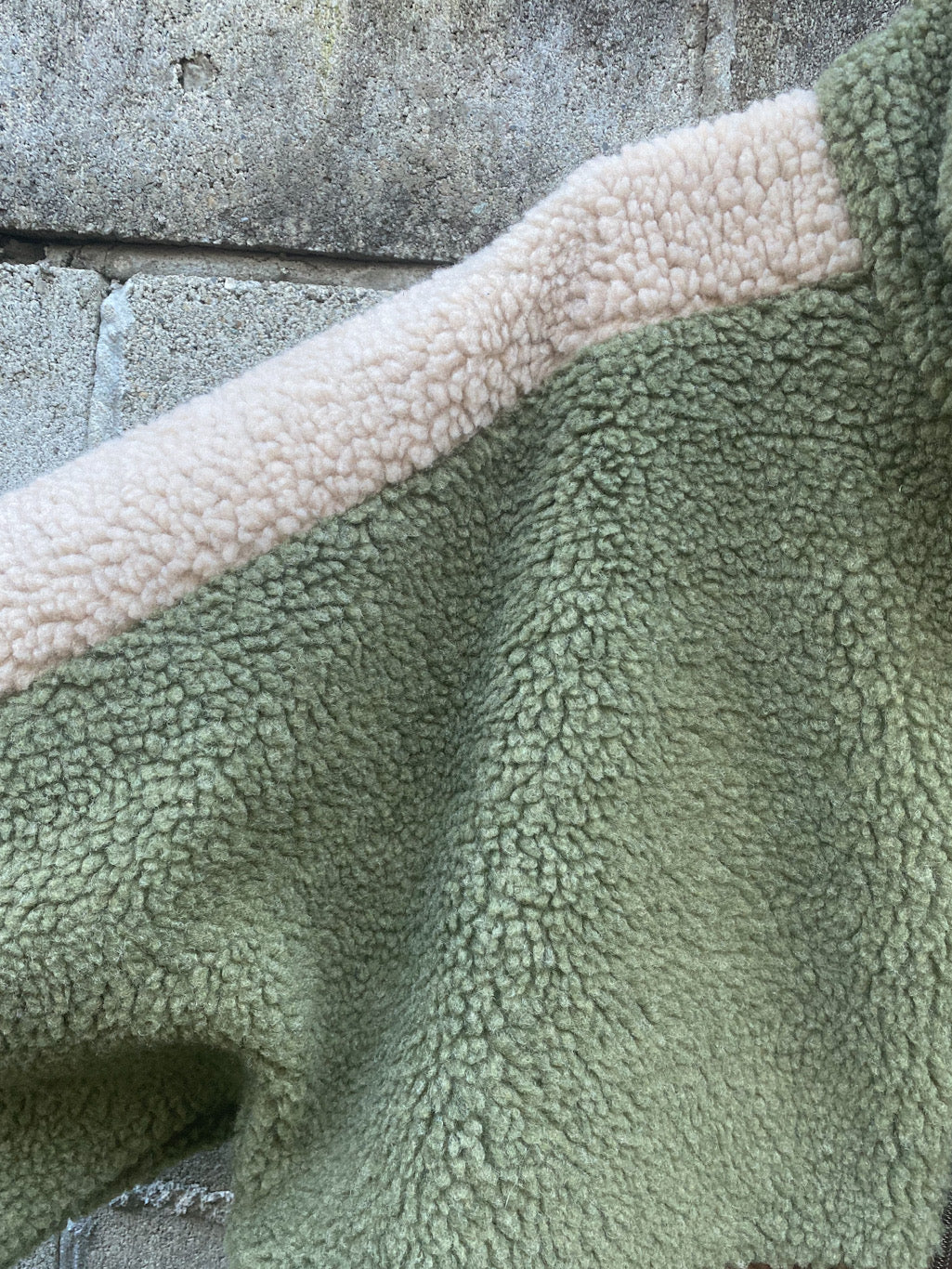 Multi Panel Boa Jacket