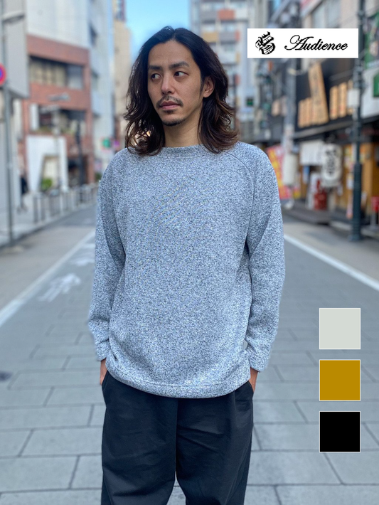 セーターフリースメランジ ボトルネック