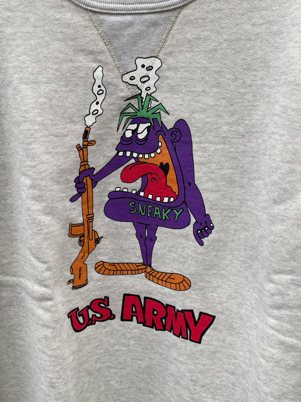 Set-In Crew Neck Sweat Shirts U.S.ARMY