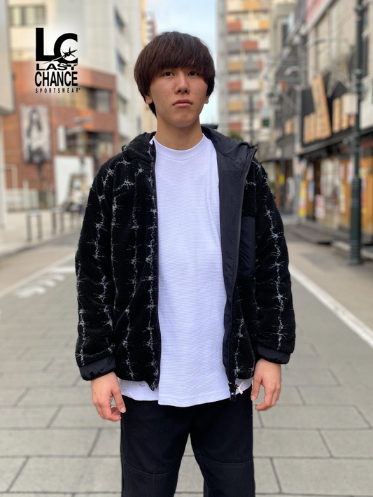 レトロボアリバーシブルフーディー