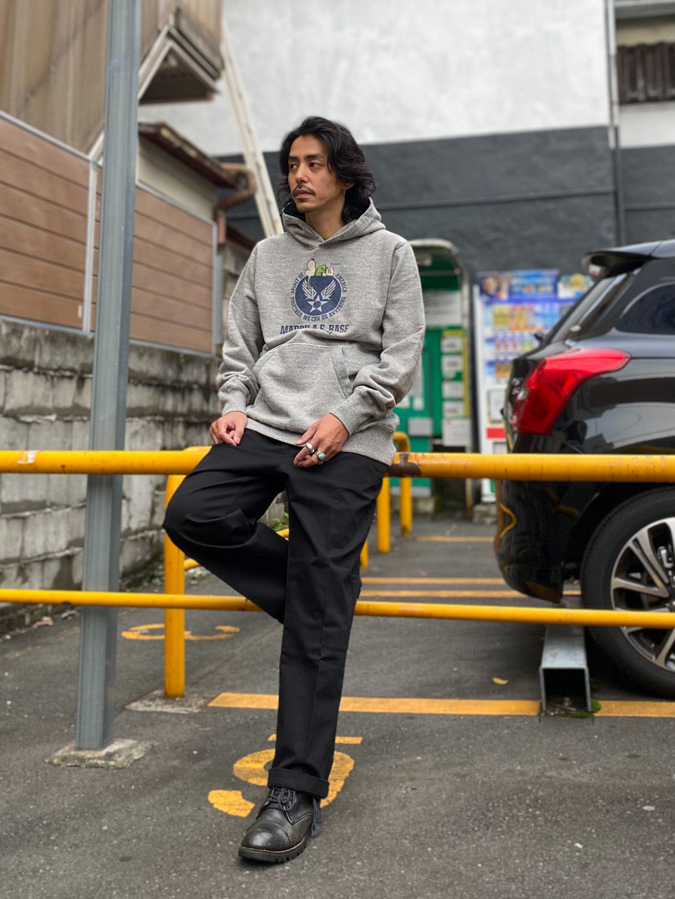 Buzz Rickson's × Peanuts Sweat Parka MARCH BASE