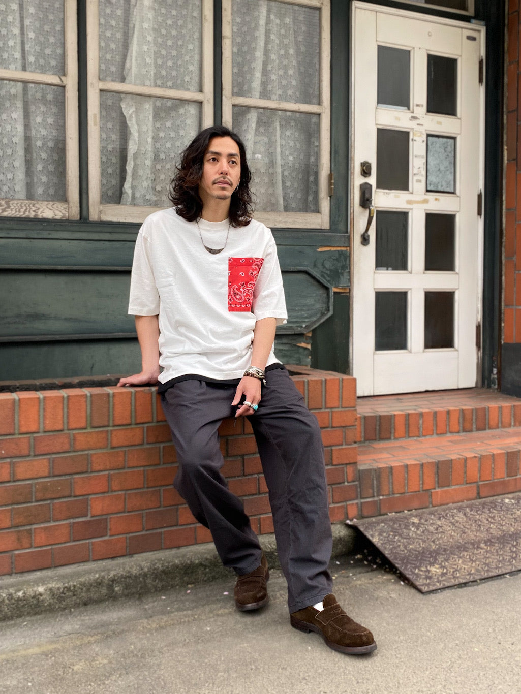 ポケットバンダナTシャツ