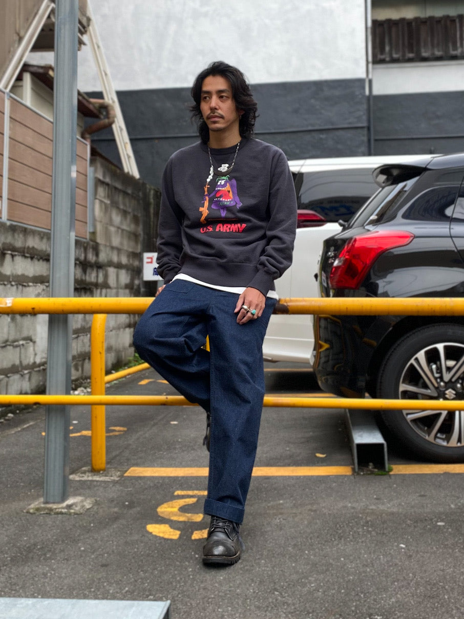 Set-In Crew Neck Sweat Shirts U.S.ARMY