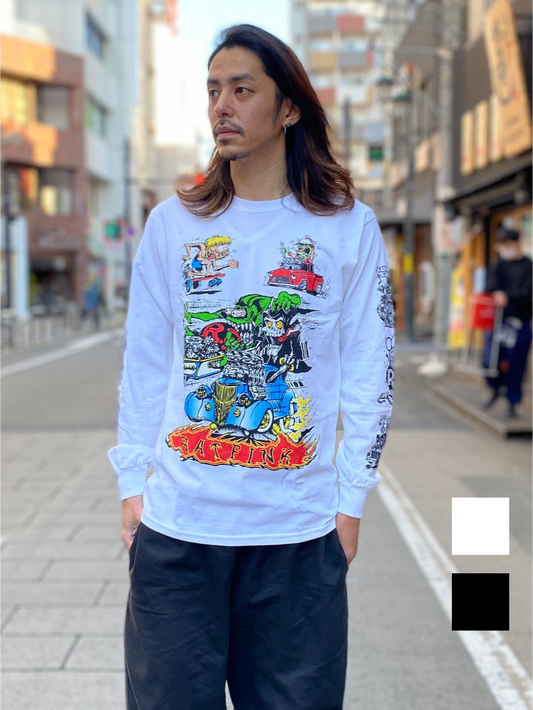 ラットフィンクロングスリーブTシャツ