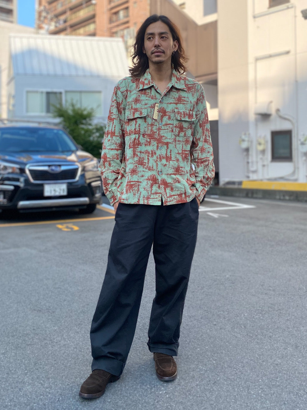 CORDUROY SPORTS SHIRT "SPLASH"