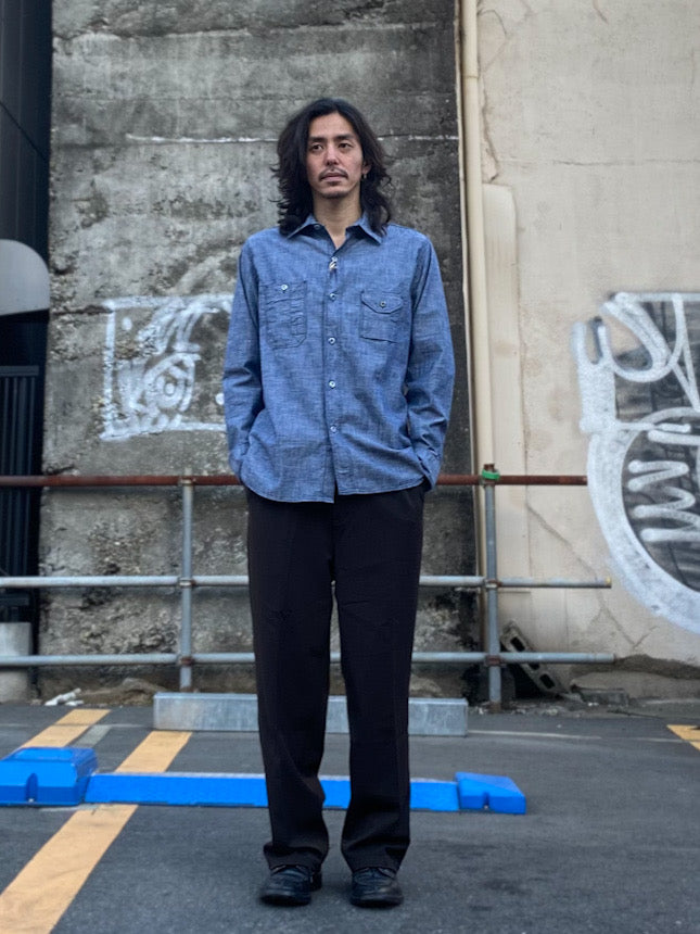 4.7oz SLUB CHAMBRAY WORK SHIRT