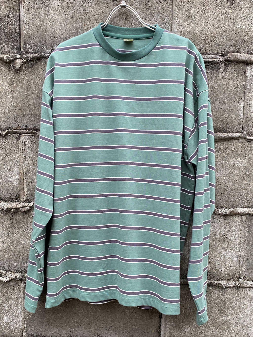 Multi Border L/S T-Shirt