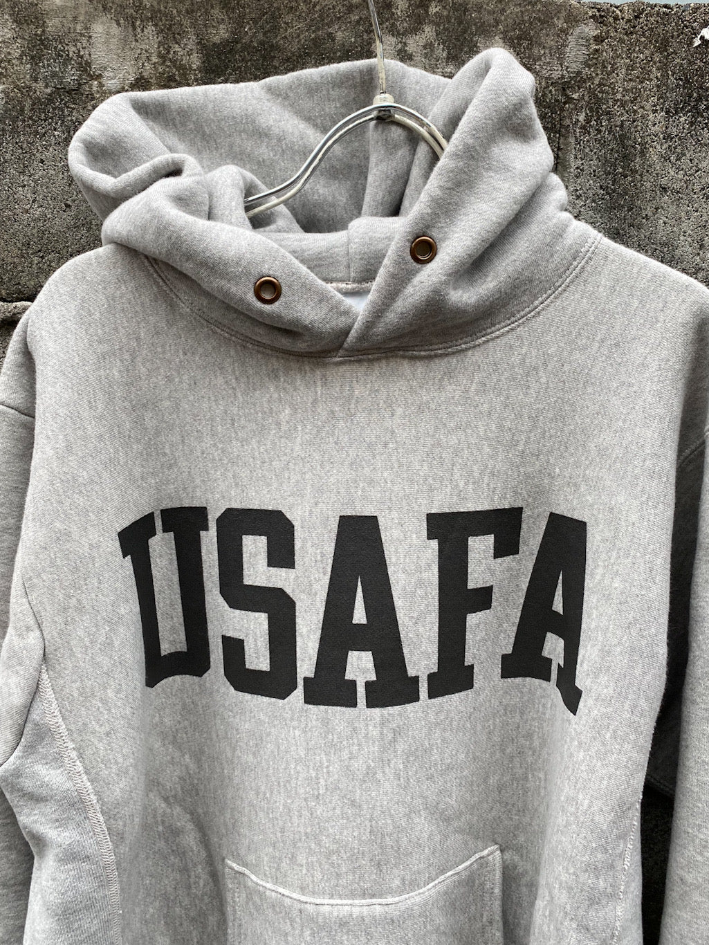 Horizontal Knitting Sweat Parka “U.S. Air Force Academy”