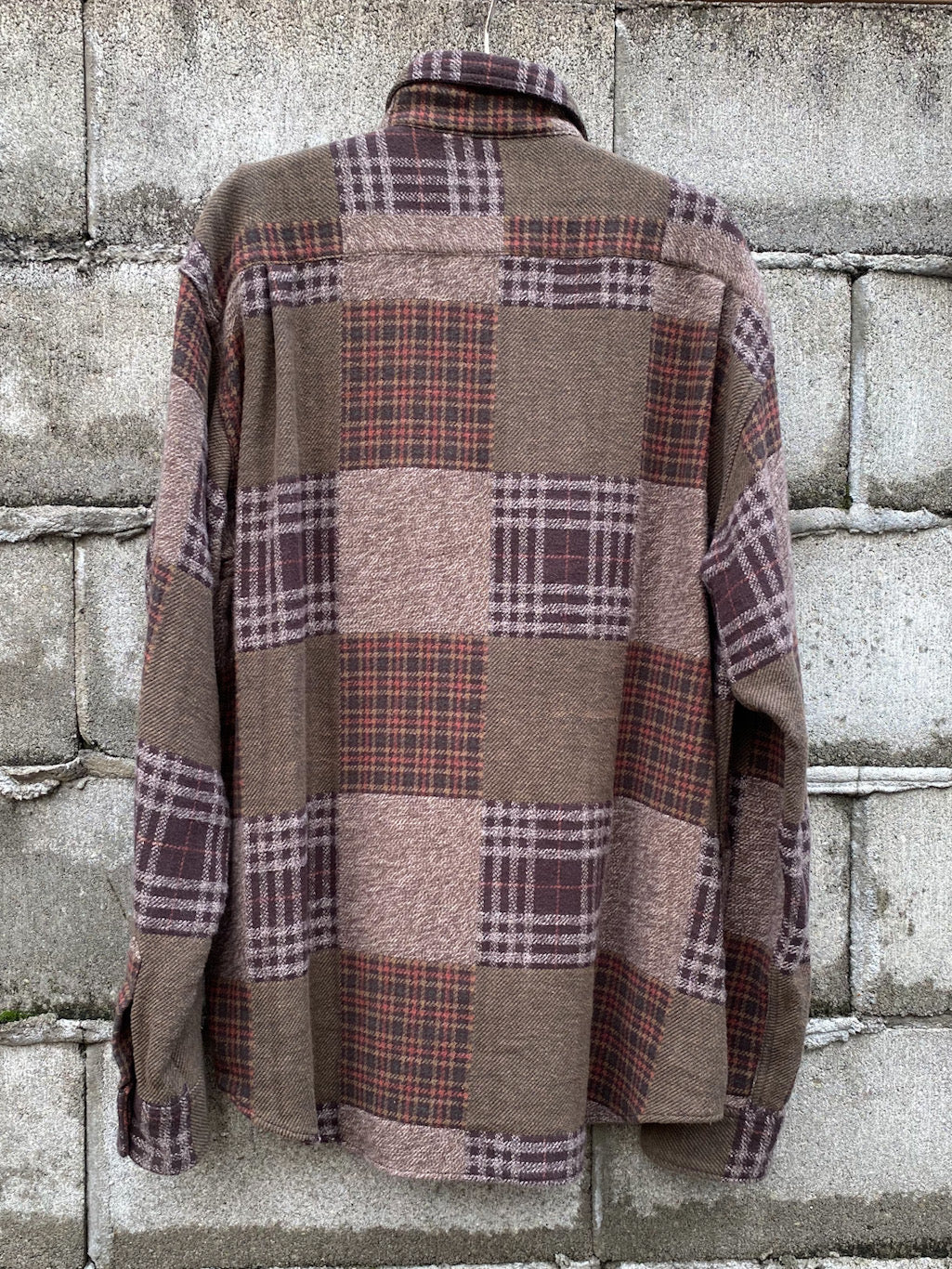 Patch Work Check Work Shirt