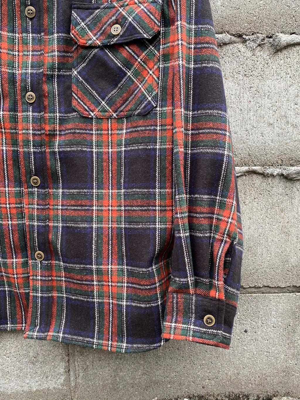 Flannel Big Silhouette Shirt