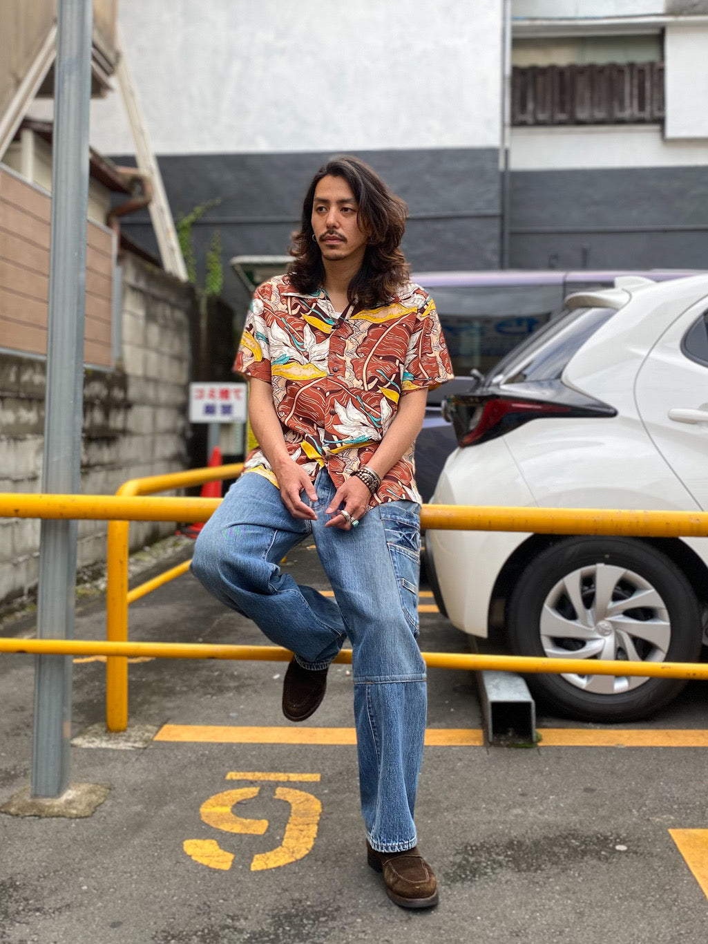 Rayon Hawaiian Shirt “HAWAIIAN GARDEN”
