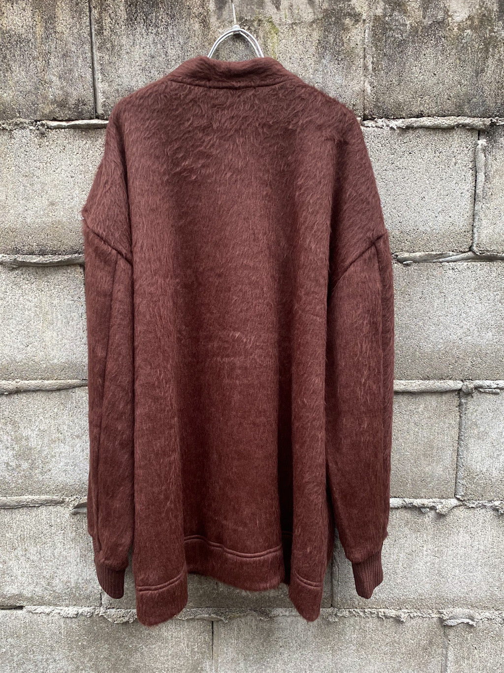 EXLANWOOL® (エクスランウール) シャギー カーディガン