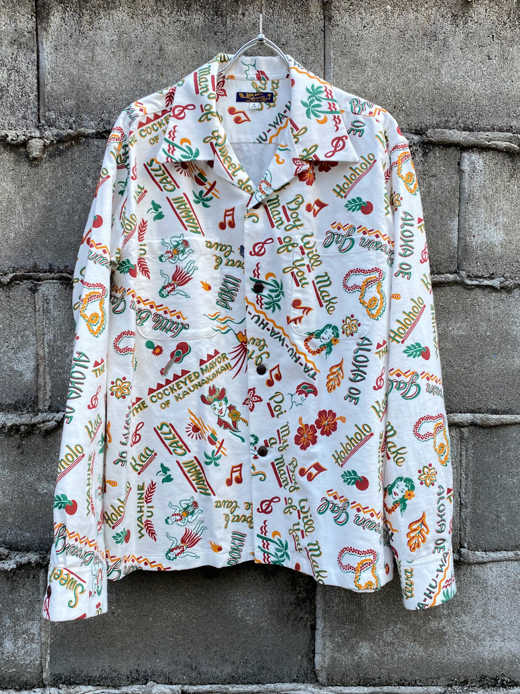 "SWEET LEILANI" Long Sleeve Cotton Flannel Shirt