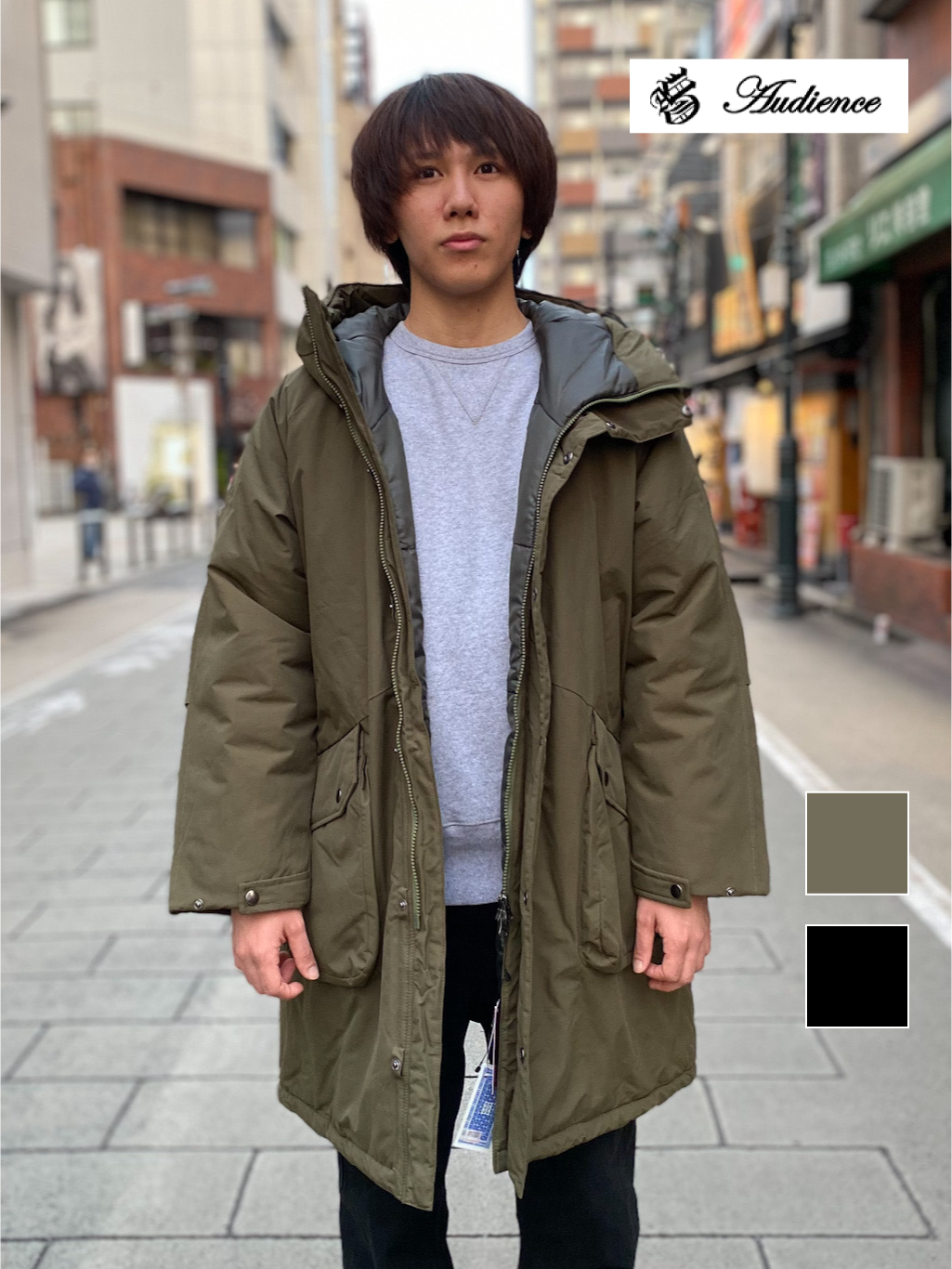 60/40クロス Sorona Dupont(ソロナ/デュポン社製) 中綿 M90 モッズコート