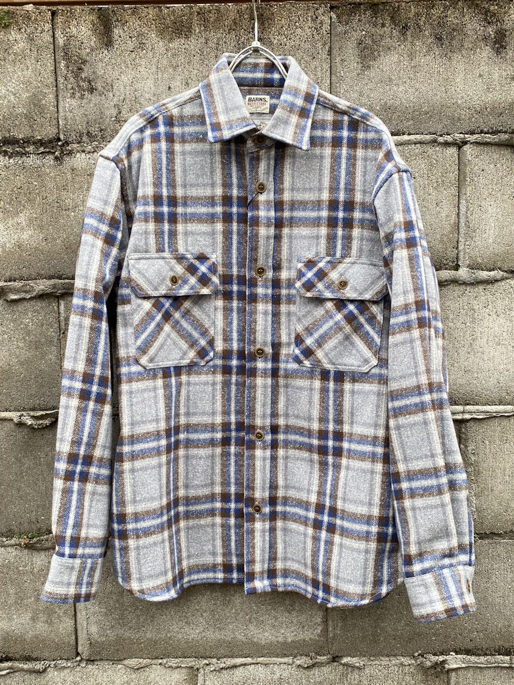 Flannel Big Silhouette Shirt