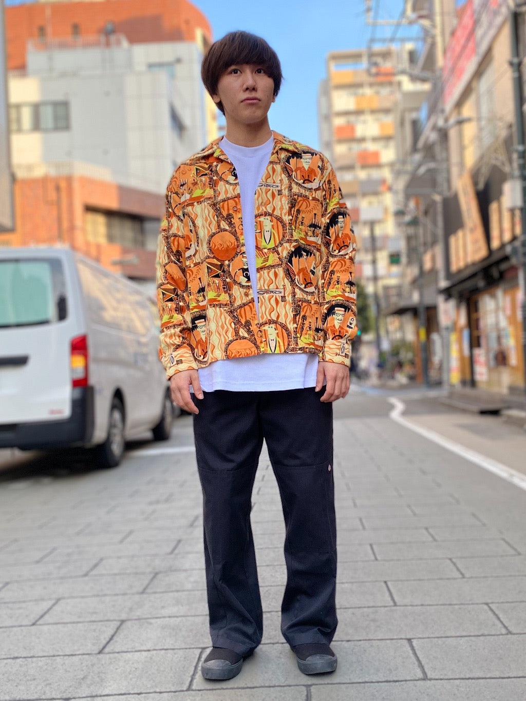 SUN SURF×SHAG Long Sleeve Op Cotton Corduroy "POLYNESIAN CRUISE"