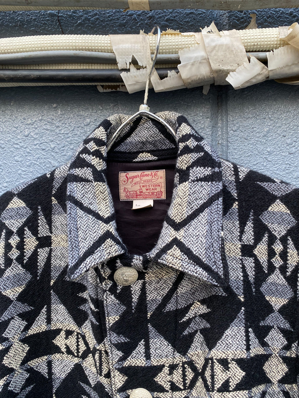 Native American Cotton / WOOL BLANKET JACKET
