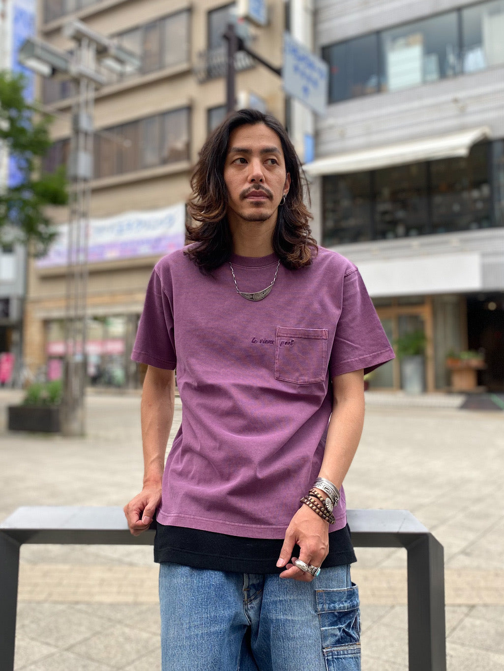 ピグメントダイTシャツ