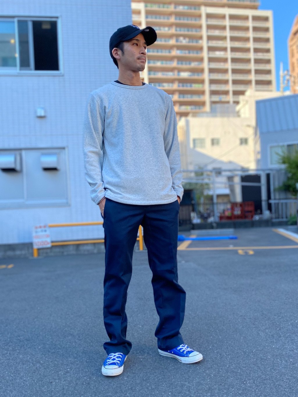 爆暖裏起毛 ヘムラウンド クルーネック