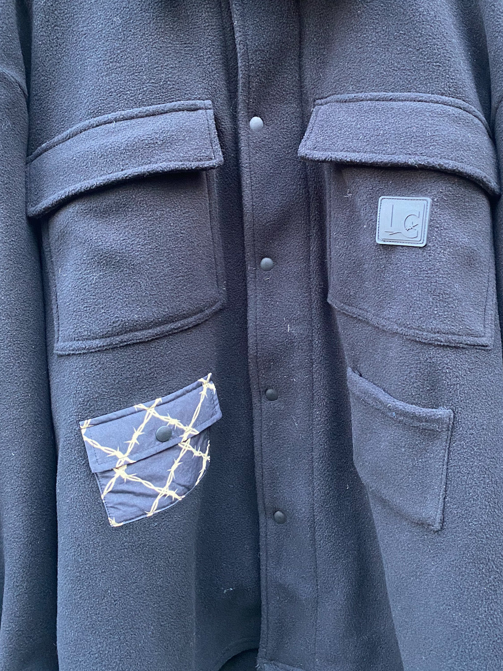 Multi Pocket Fleece Shirts