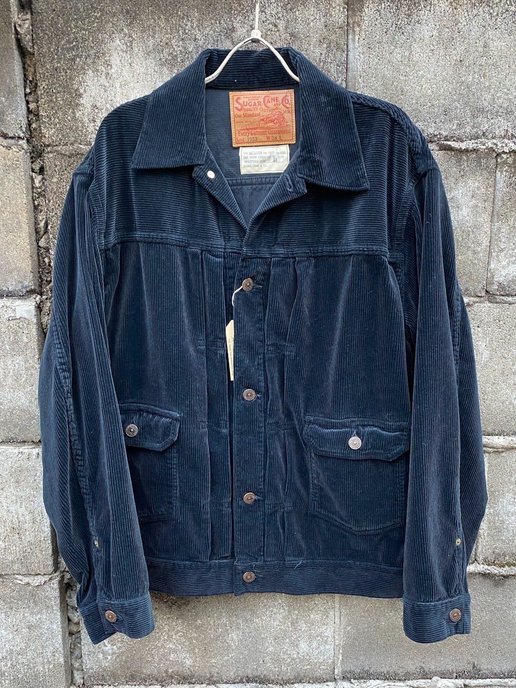 Corduroy Jacket Over Size 1953 MODEL PIGMENT DYED