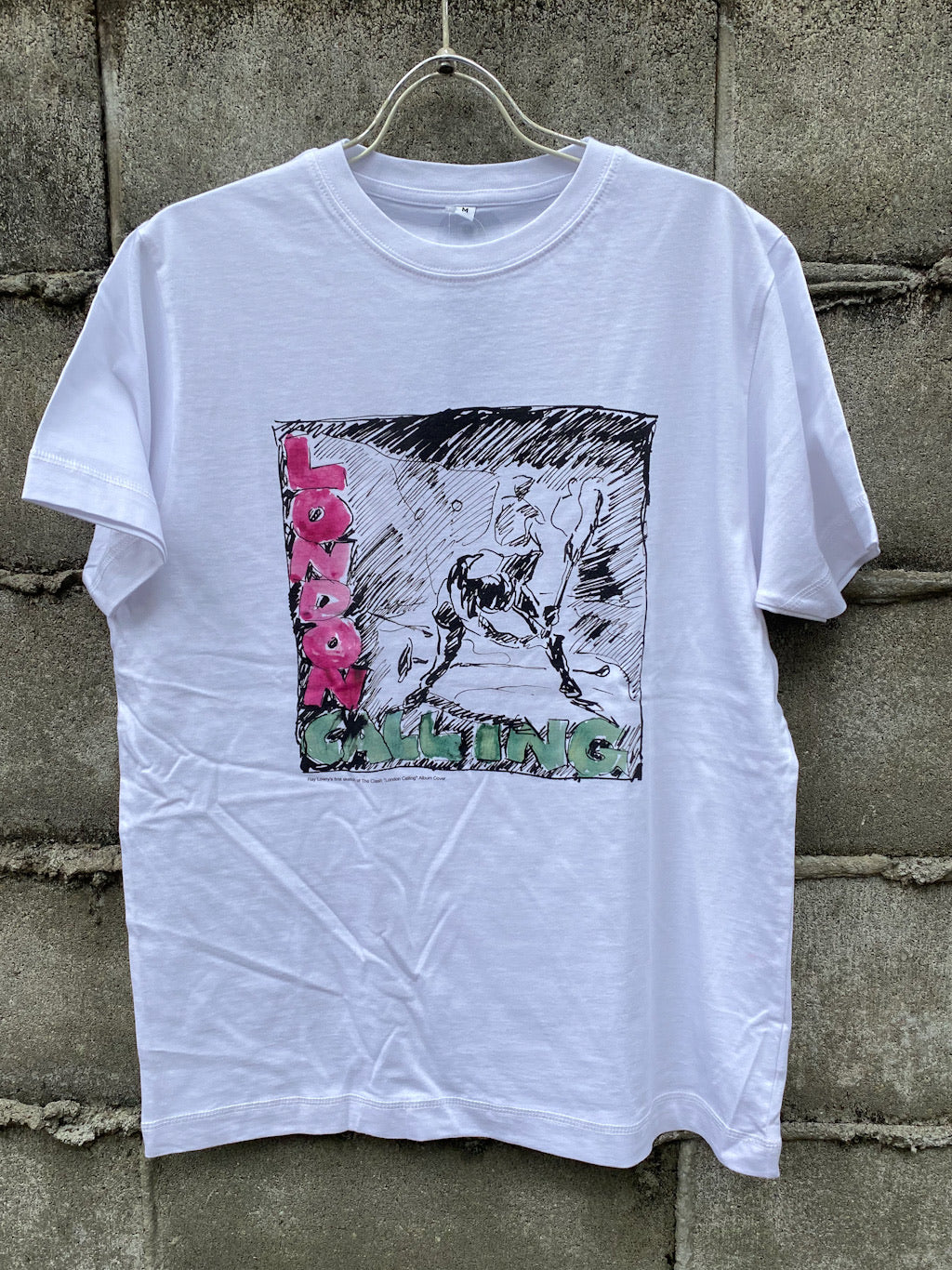 ロンドンコーリングプリントTシャツ White