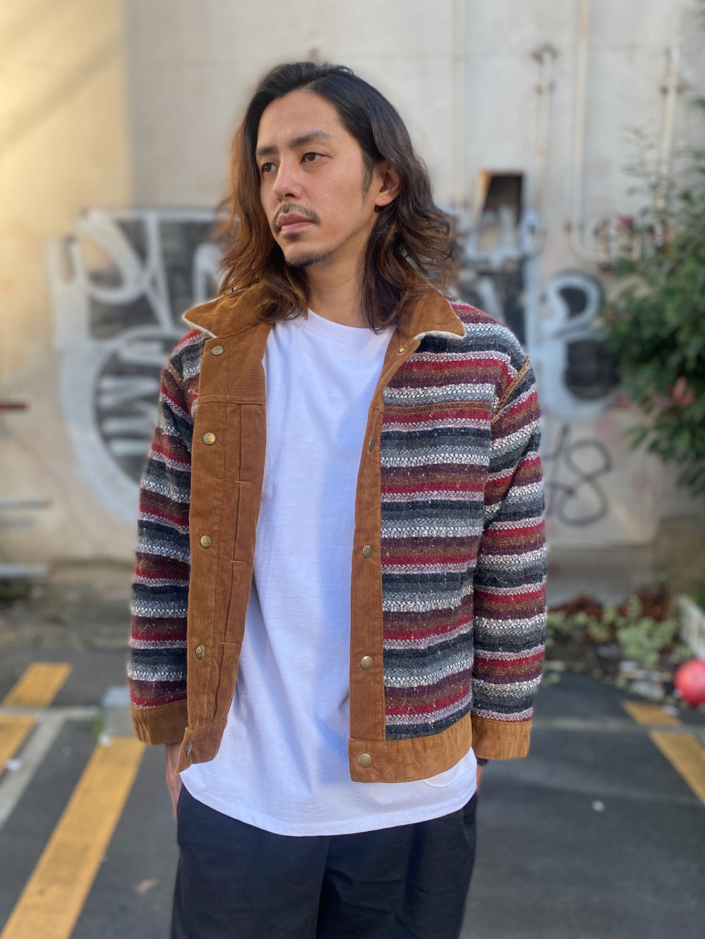コーデュロイトラッカージャケット