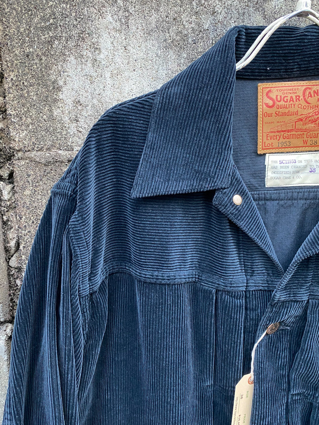 Corduroy Jacket Over Size 1953 MODEL PIGMENT DYED