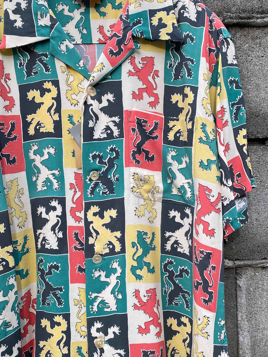 High Density Rayon Shirt “LION RAMPANT”