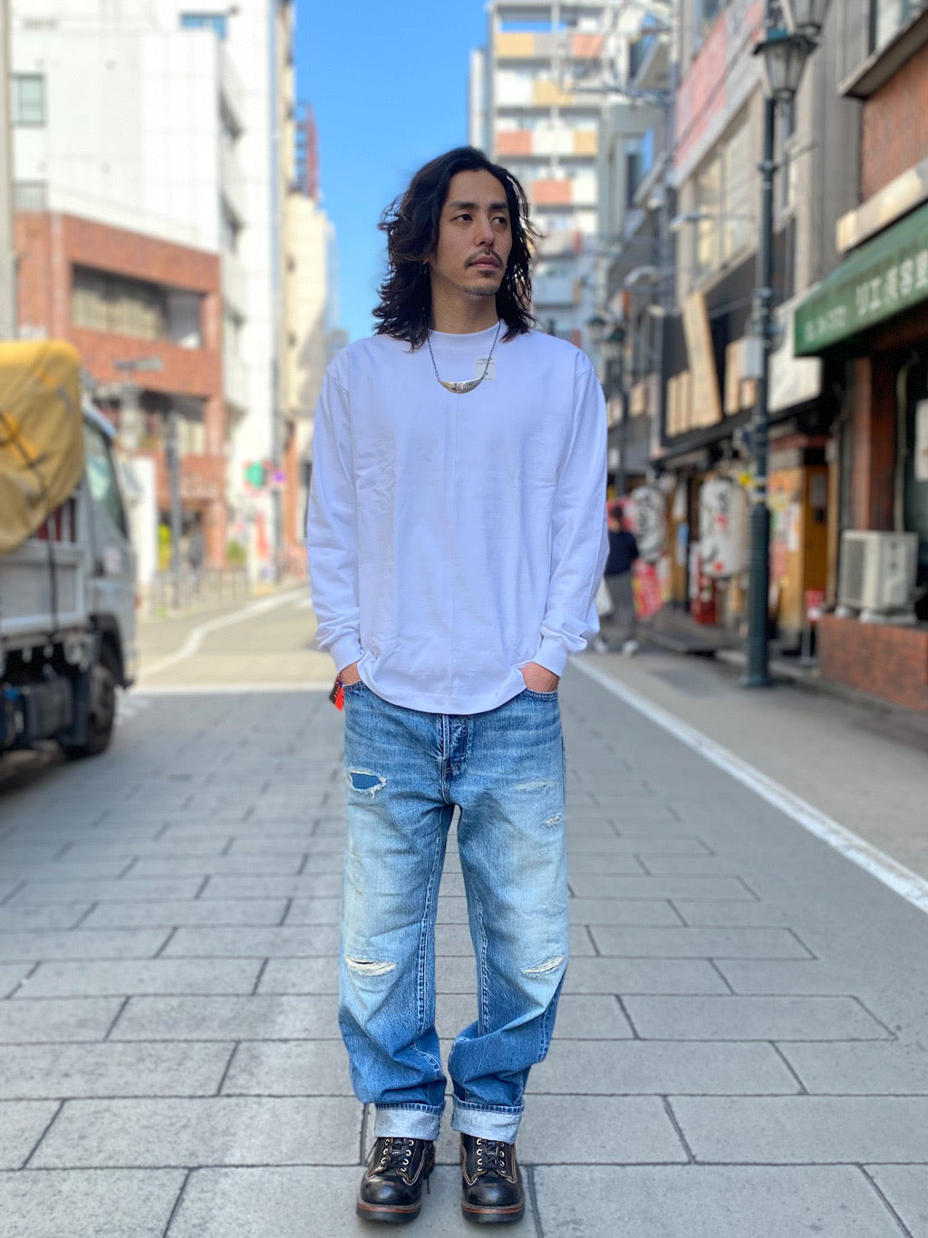マックスウェイトロングスリーブT