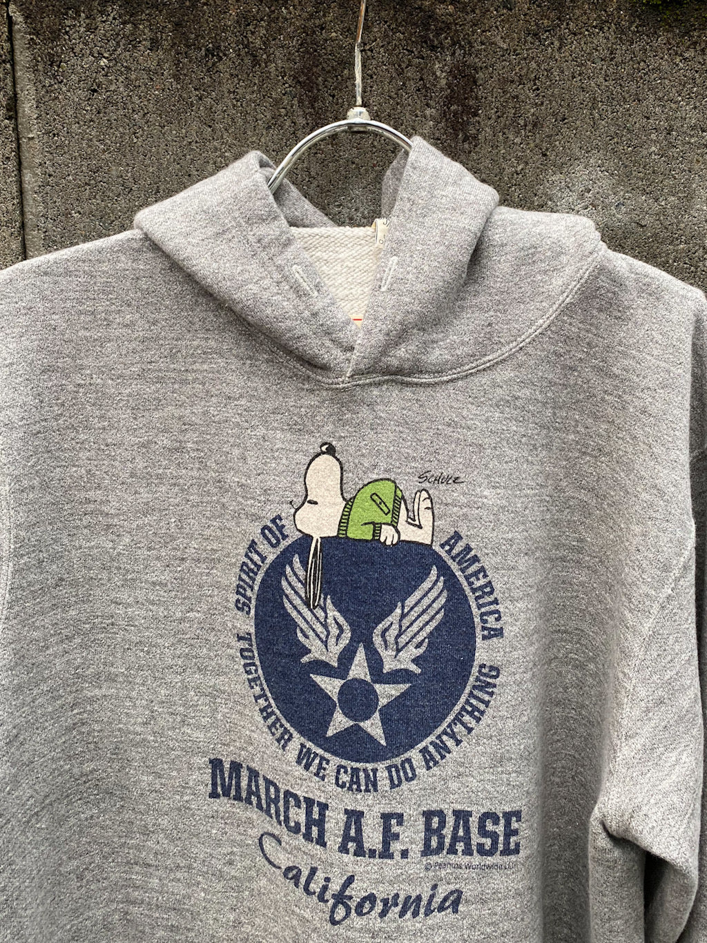 Buzz Rickson's × Peanuts Sweat Parka MARCH BASE