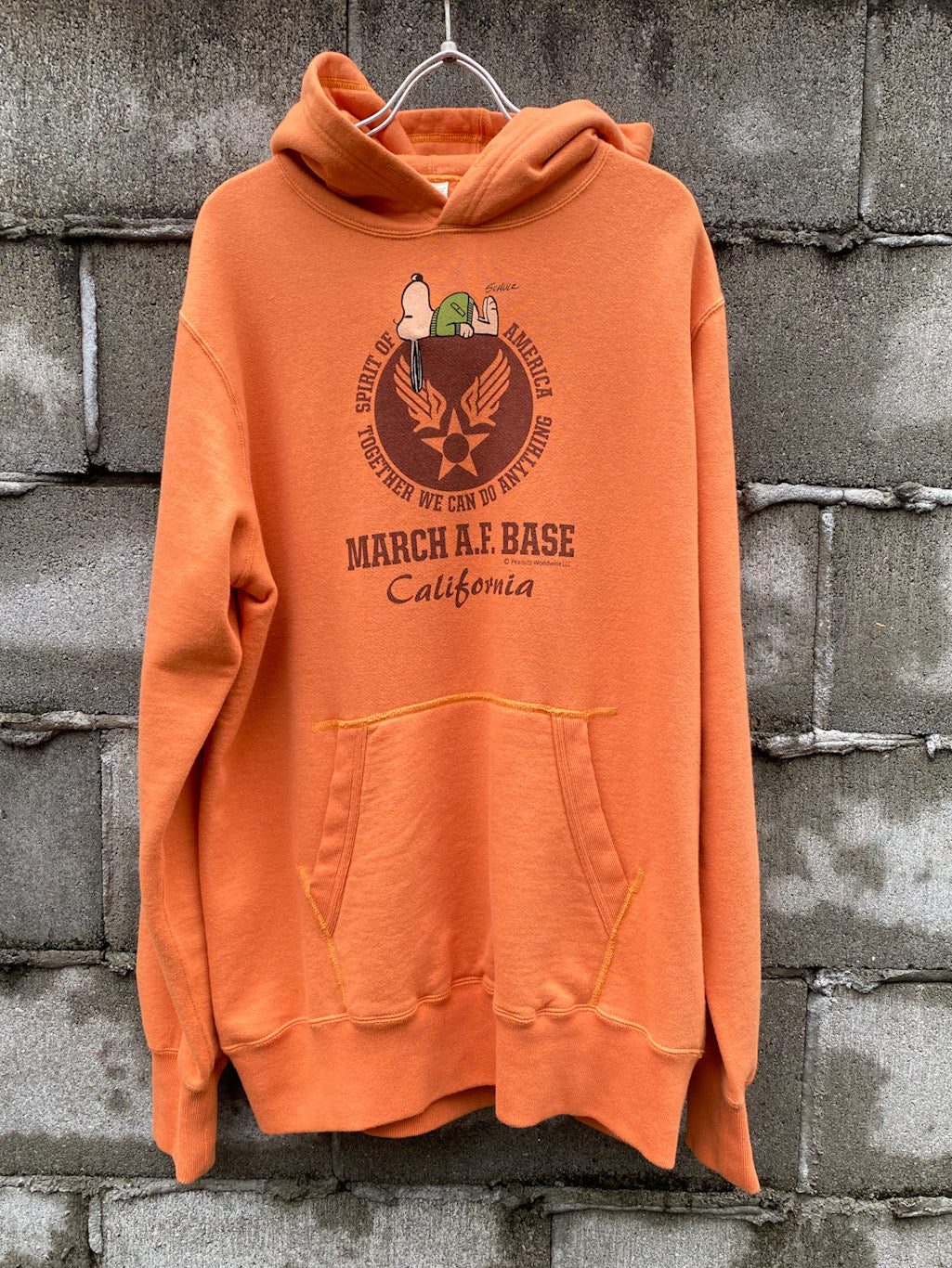 Buzz Rickson's × Peanuts Sweat Parka MARCH BASE