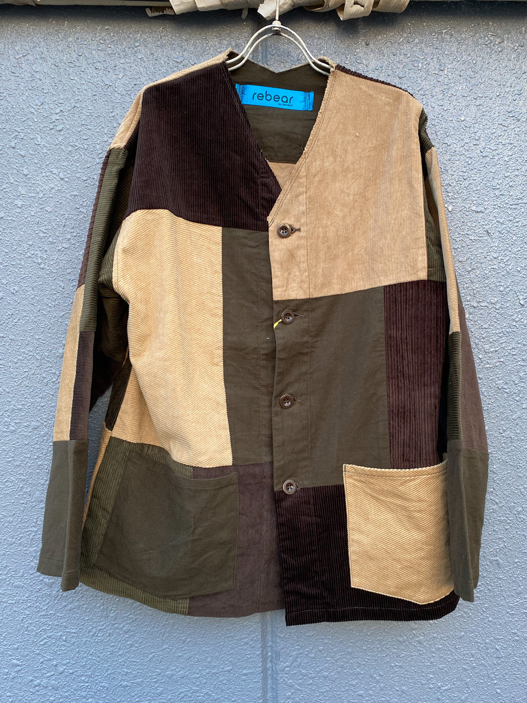 CorduroyPatchwork Jacket