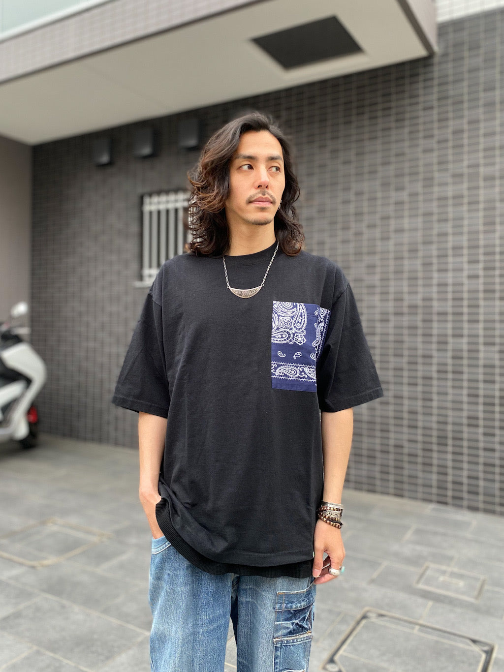 ポケットバンダナTシャツ