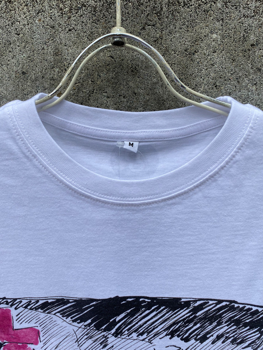 ロンドンコーリングプリントTシャツ White