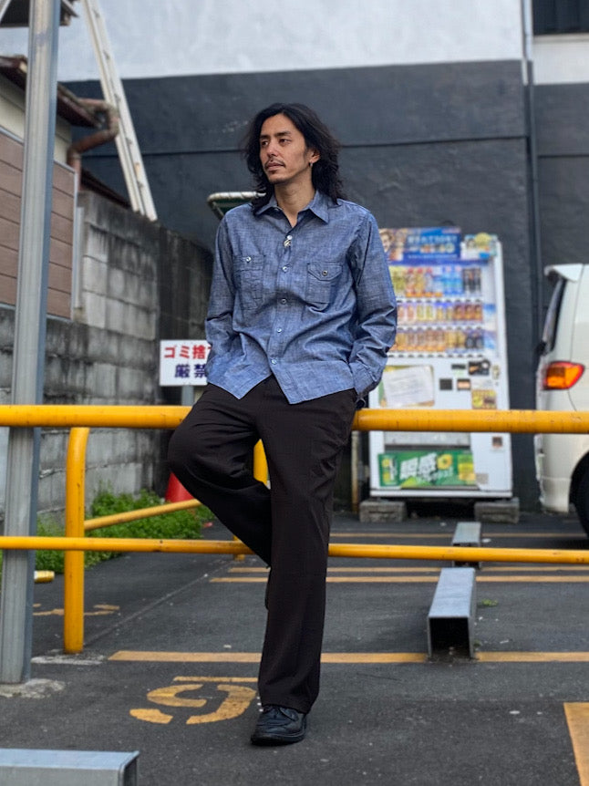 4.7oz SLUB CHAMBRAY WORK SHIRT