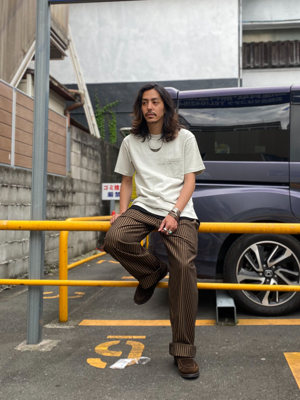ピグメントダイTシャツ