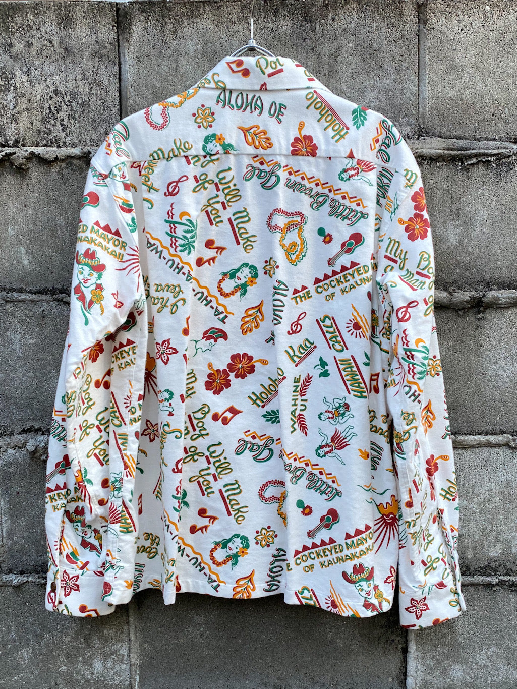 "SWEET LEILANI" Long Sleeve Cotton Flannel Shirt