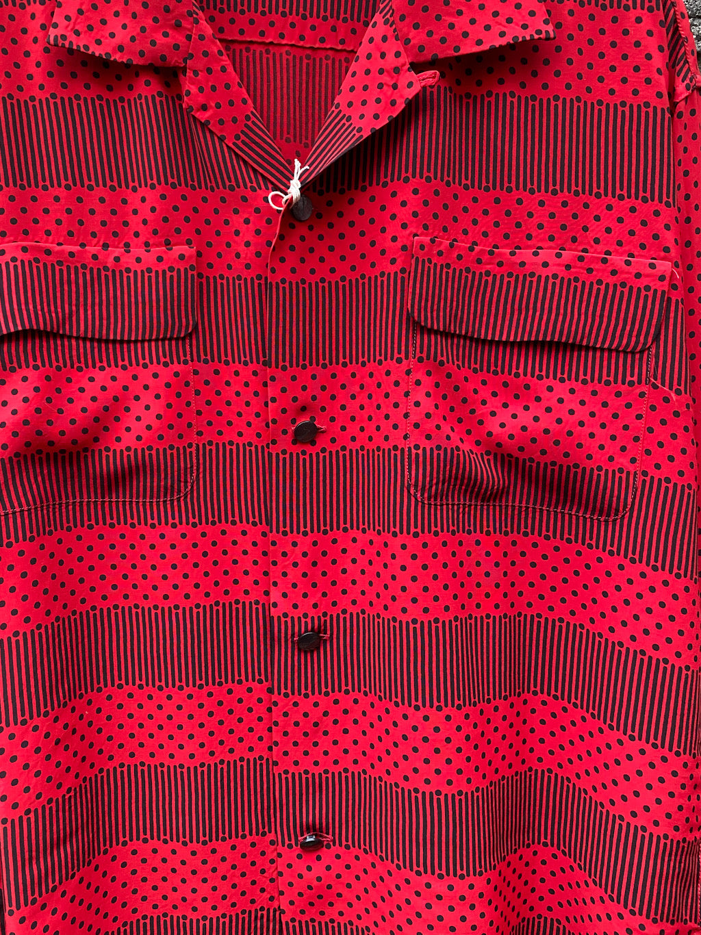 High Density Rayon Open Shirt “STRIPES”