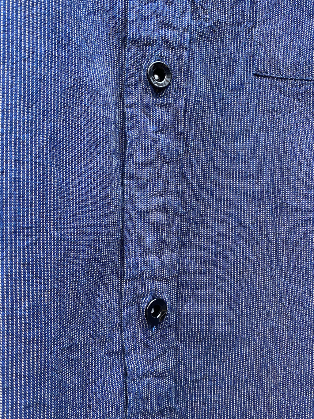砂糖黍製 5.1oz. INDIGO STRIPE WORK SHIRT