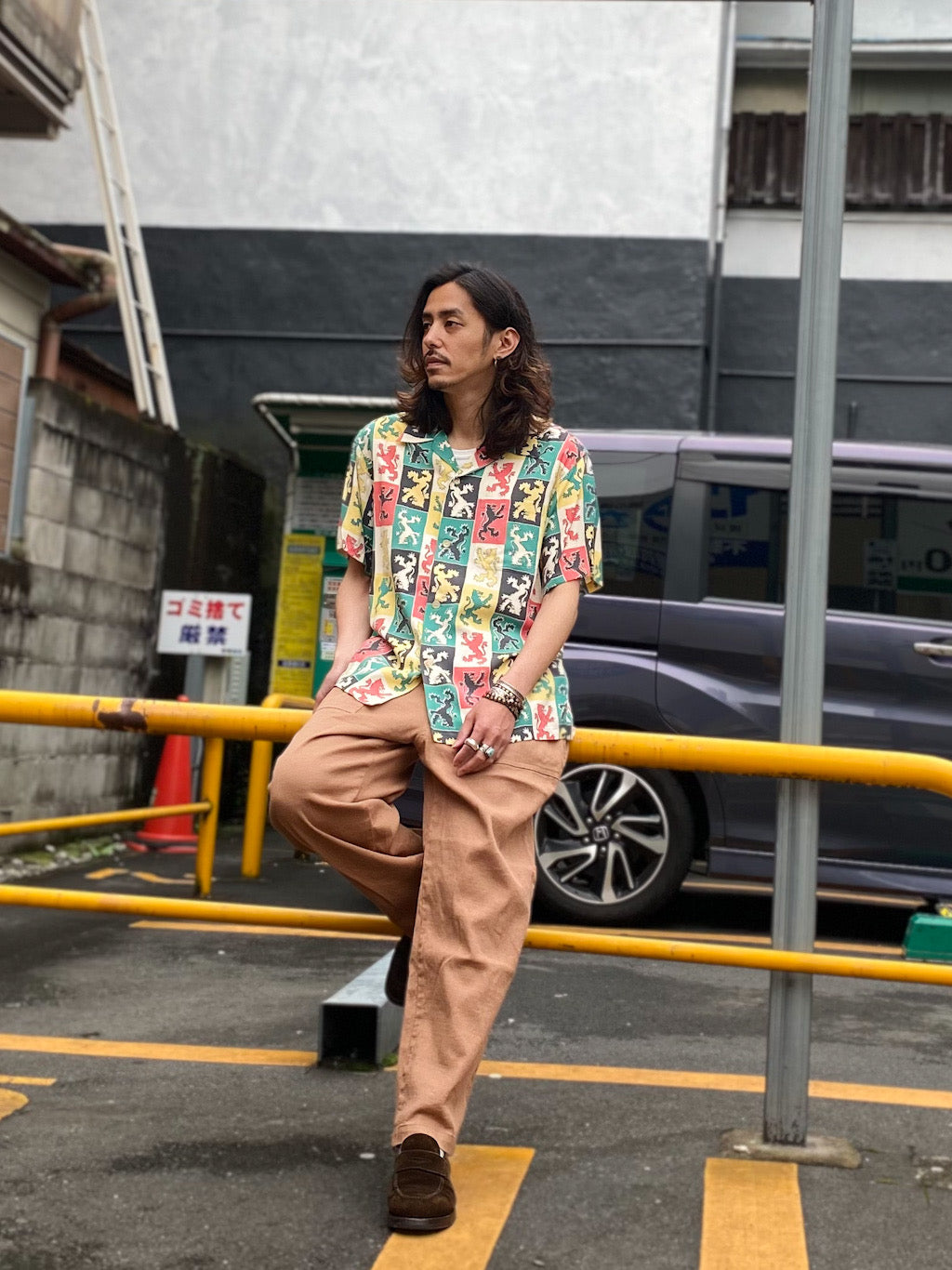 High Density Rayon Shirt “LION RAMPANT”
