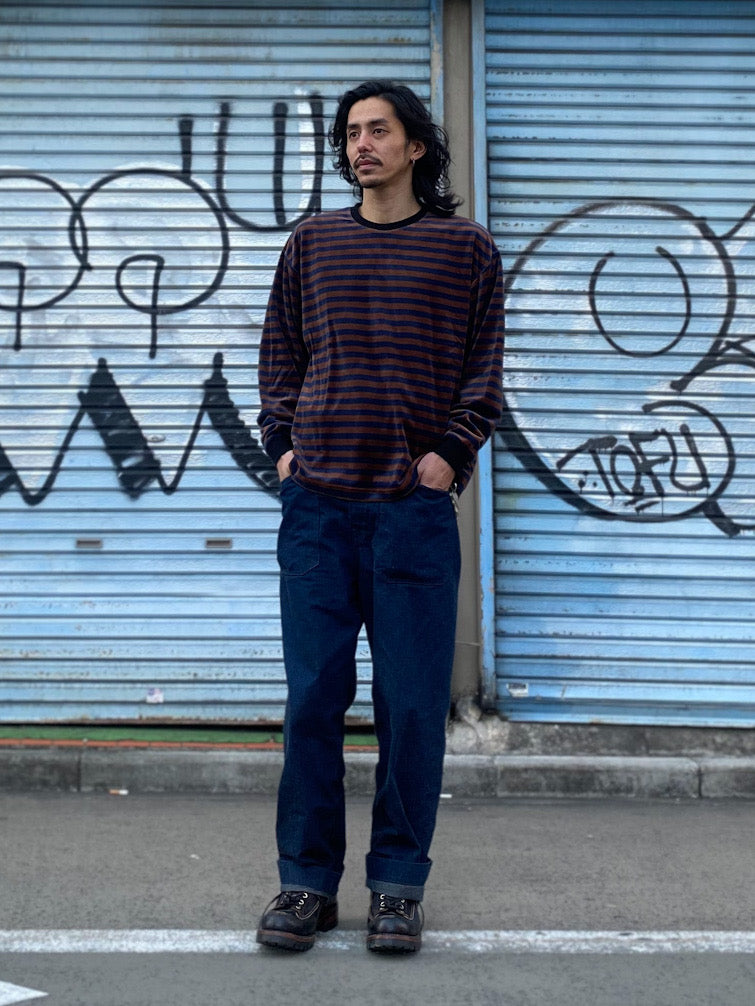 Velour Border L/S Tee