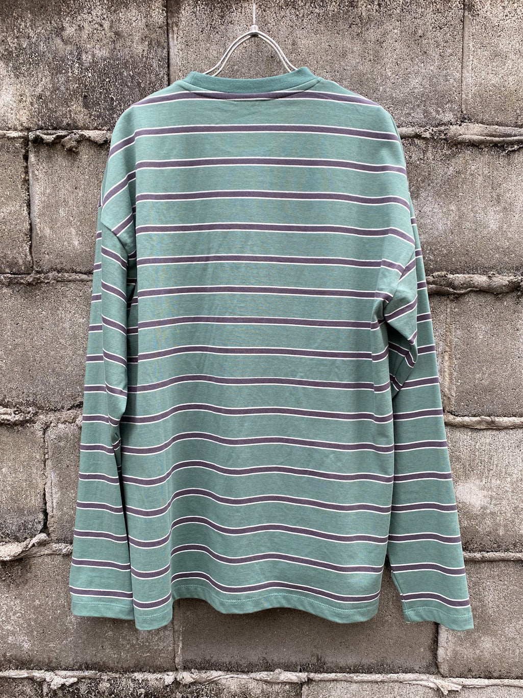Multi Border L/S T-Shirt